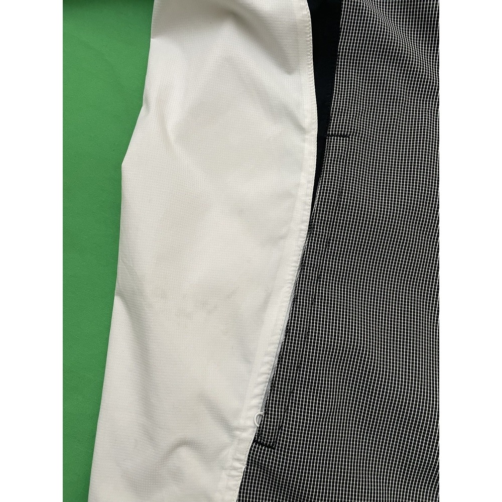 FootJoy Dryjoys Hydrolite Rain Jacket Large Black / White Full Zip Windbreaker - Picture 10 of 10